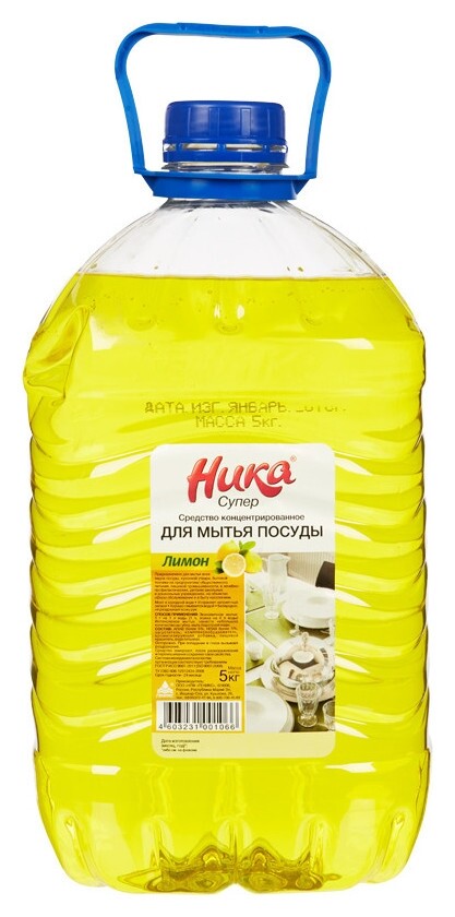 Профхим для посуды для ручного мытья ника/супер, 5кг(Пэт) Ника