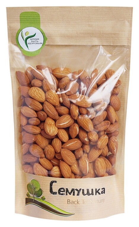 Орехи миндаль семушка жарен., 250г  Семушка