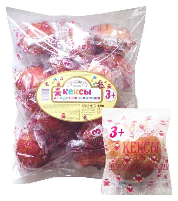Кекс махариши для детского питания, 420г  Махариши