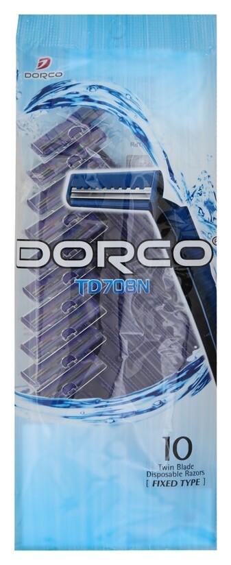 Бритва одноразовая Dorco Td708 10шт Td708db-10p  Dorco