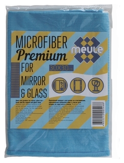 Салфетка Meule Premium из микрофибры(30х30) для стекол и зеркал Meule