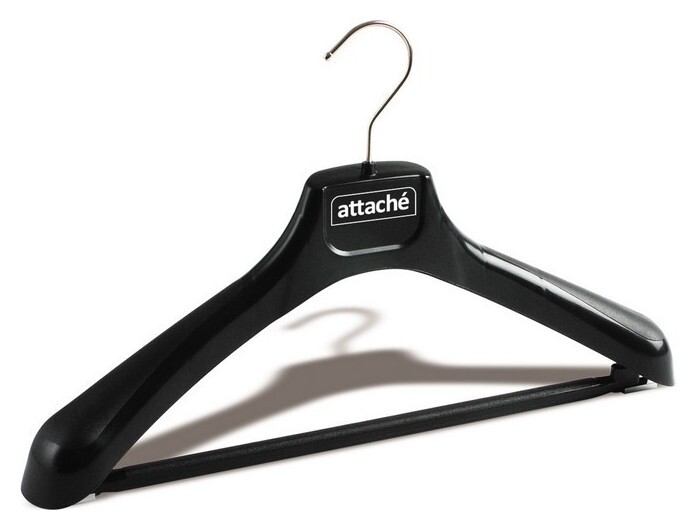 Вешалка-плечики Vp_анатомическая Attache, пласт, р. 46-48, ш/п-5,5см  Attache