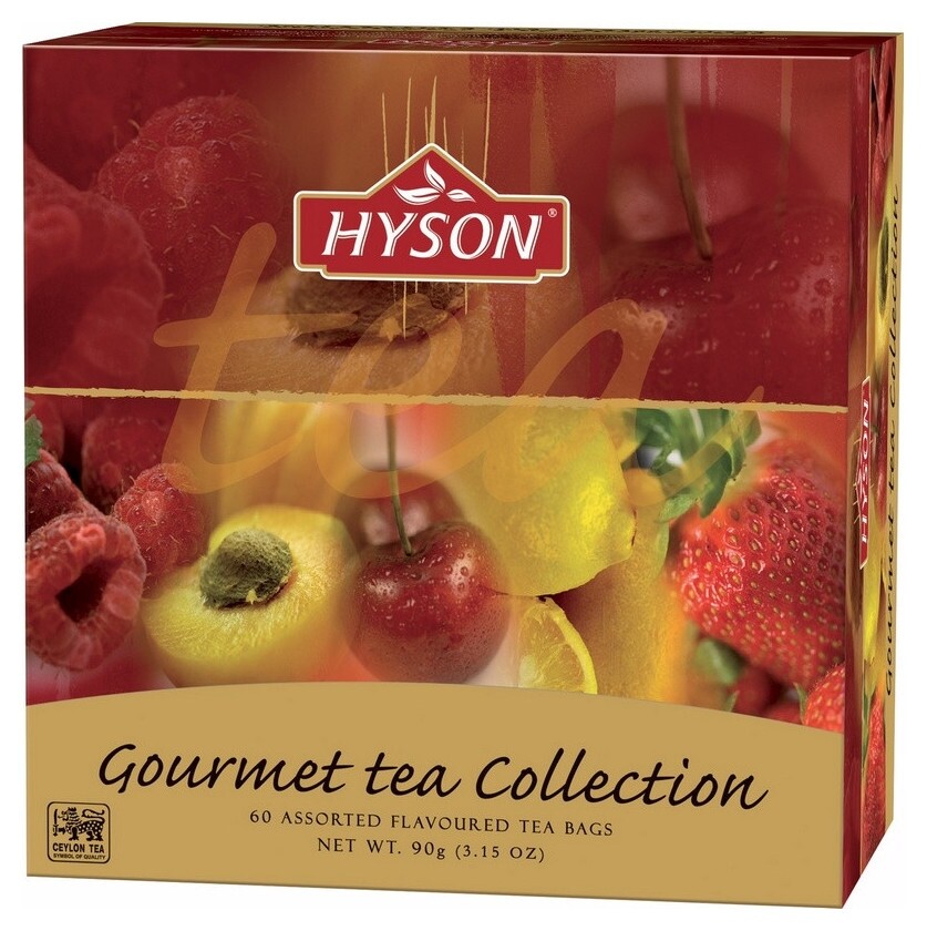 Чай Hyson черн. Gurmet Tea Collection 60 пак X 1.5гр/уп  Hyson