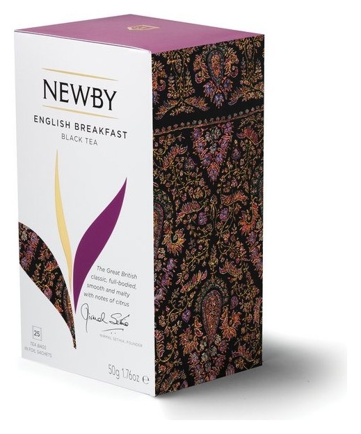 

Чай Newby английский завтрак черный 25 пакетиков
