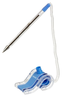 Ручка шариковая на подставке Attache Ocean, синий Attache