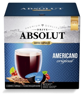 Кофе в капсулах Absolut Drive Americano Original (Dg), 16кап/уп ABSOLUT