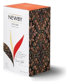 Чай Newby цейлон черный 25 пакетиков Newby