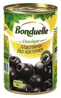 Консервация маслины без косточки 300г Bonduelle