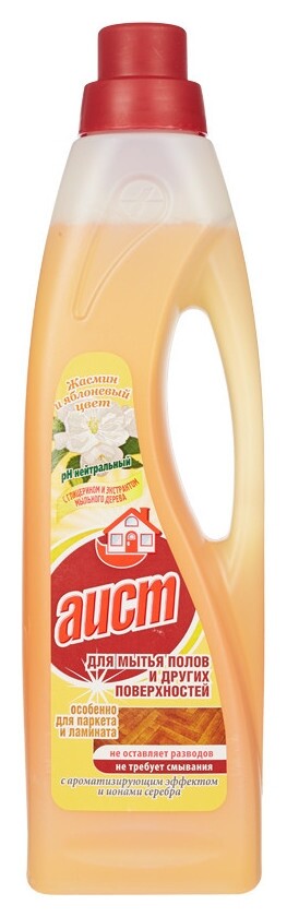 Средство для мытья пола аист с бактерицид.эффектом жасмин и яблоневый цвет  ЗАО Аист