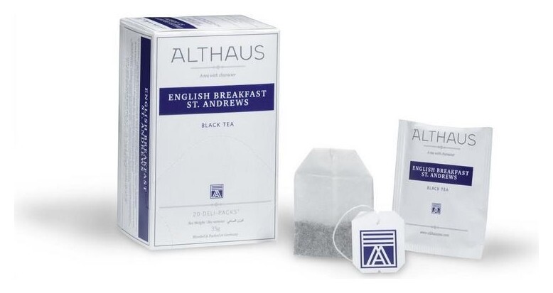 Чай Althaus Deli Packs English Breakfast 20 пакx1,75гр/уп  Althaus
