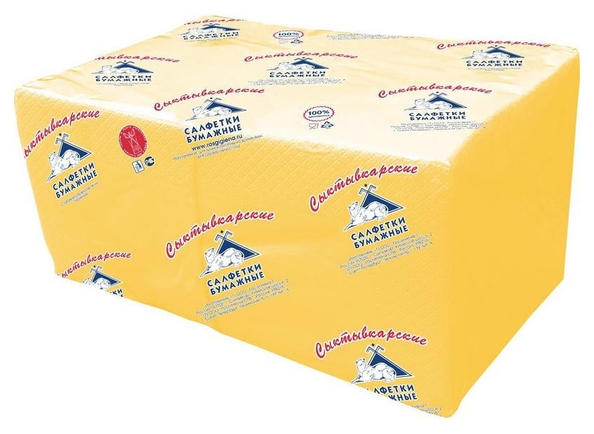 

Салфетки Profi Pack 2 сл. 24х24 желтые 250 шт./уп.
