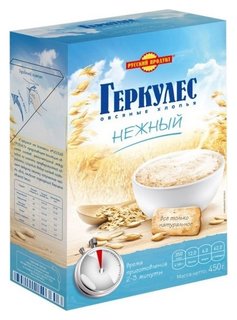 Каша геркулес русский продукт нежный, 450г Русский продукт