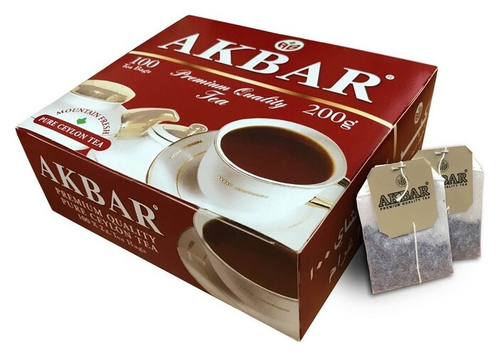 Чай Akbar Mountain Fresh черный, 100 пак  Akbar