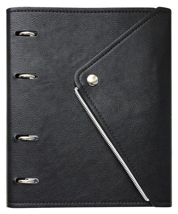 Бизнес-тетрадь Infolio Study Grunge а5,120л,180х212мм,клет,на кольцах N1283 InFolio