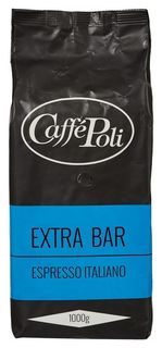 Кофе Caffe Poli Extra Bar в зернах, 1 кг. Caffe Poli