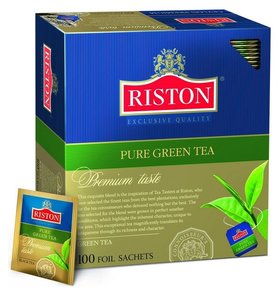 Чай Riston Pure Green Tea зел.100 пак/пач Riston