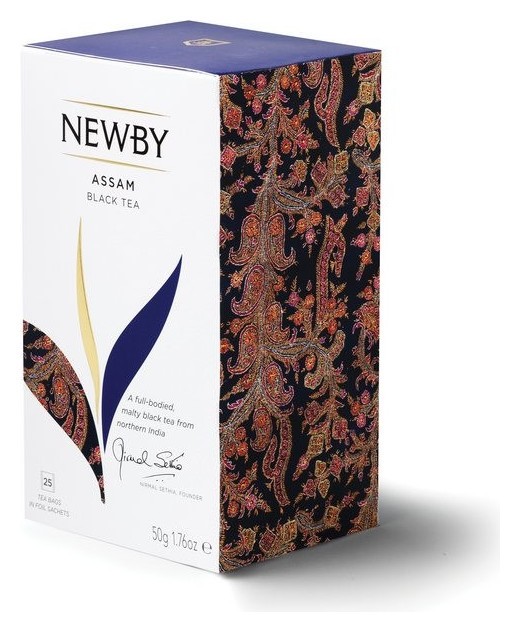 

Чай Newby ассам черный 25 пакетиков