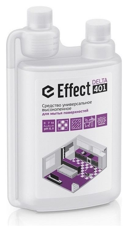 Профхим для руч.мытья пола нейтрал с дез-эфф Effect/delta 401, 1л  Effect