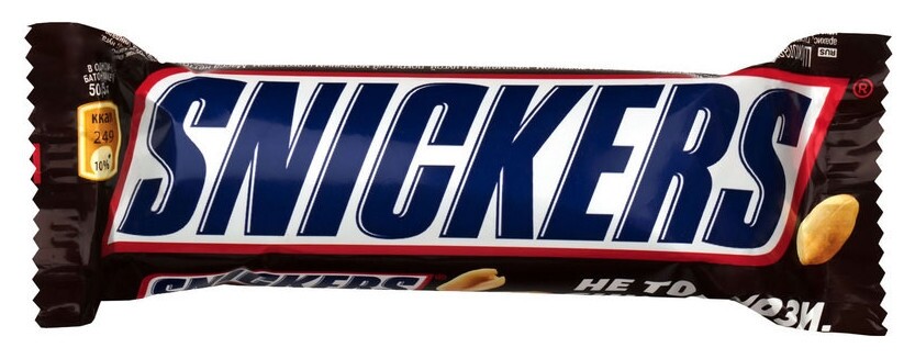 Шоколадный батончик Snickers 50,5г  Snickers
