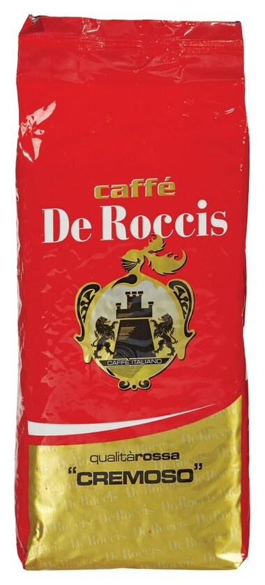Кофе DE Roccis Cremoso в зернах 1кг  De Roccis