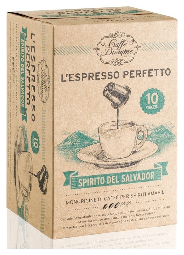 

Кофе в капсулах Diemme Caffe Spirito Del Salvador, 10шт