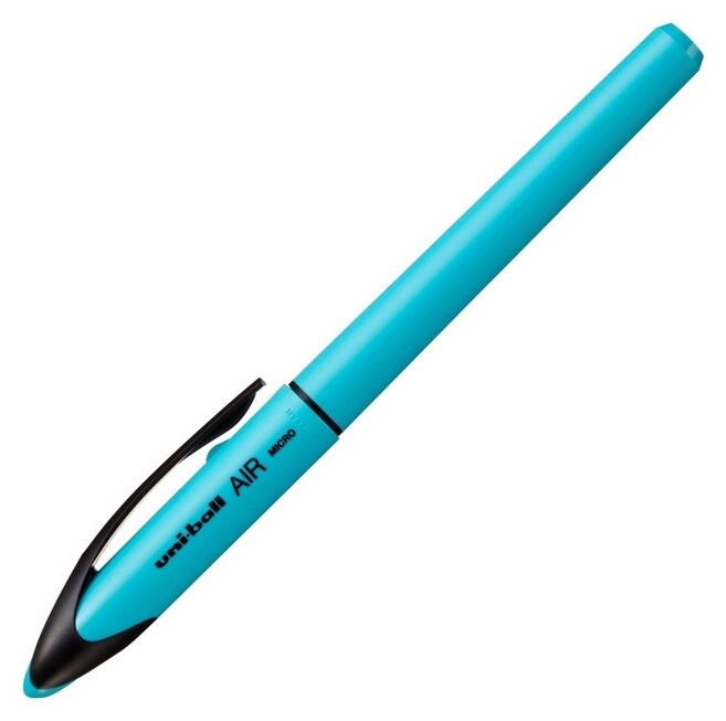 Роллер Uni-ball AIR 0,28-0,45мм синий Uba-188el-m, голуб. корп  Uni