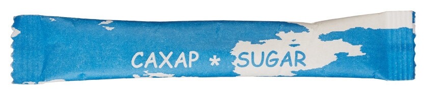 Сахар фасованный материк 5 гр.(200 шт/уп.)  Новупак