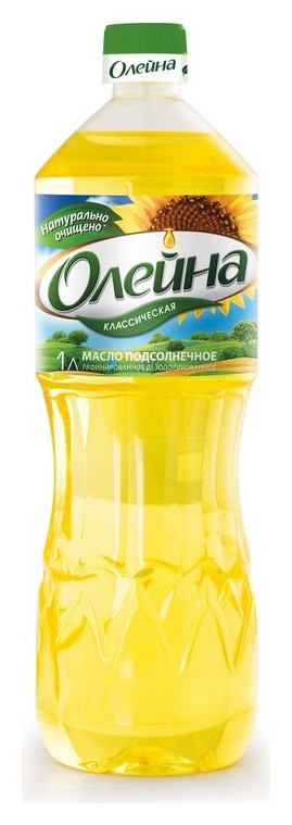 

Масло олейна подсолнечное рафинированное 1 л