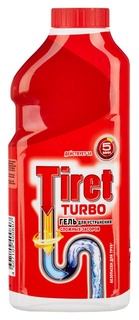 Средство для прочистки труб Tiret Turbo гель 500 мл Tiret