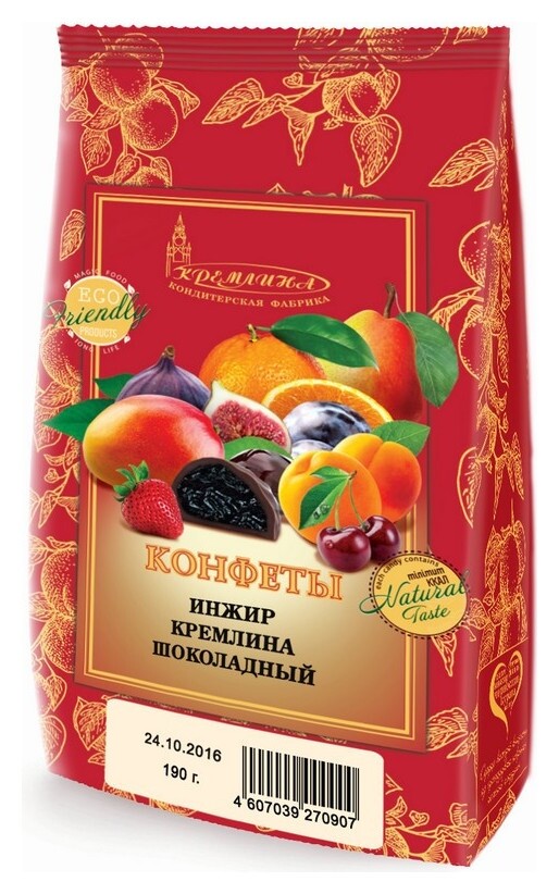Конфеты кремлина инжир, 190 гр  Кремлина