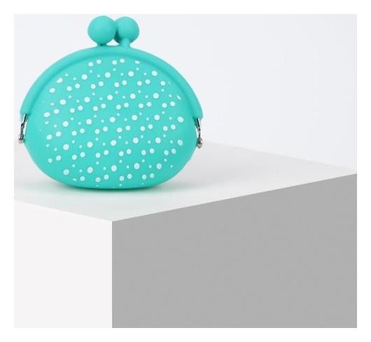 

Кошелёк, отдел на фермуаре, цвет голубой