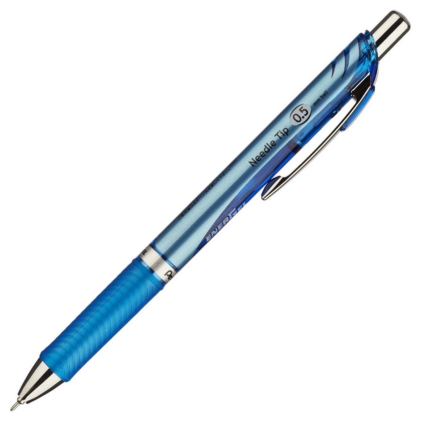 

Ручка гелевая Pentel Bln75c Energel автомат.рез.манжет. 0,3мм синий ЭКО