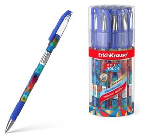 Ручка шариковая Erich Krause Colortouch Patchwork, чернила/синие 50742 Erich krause