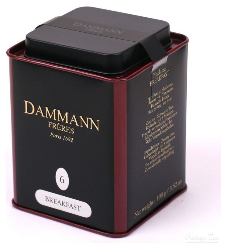 

Чай Dammann The Breakfast листовой черн., 100г ж/б 6751