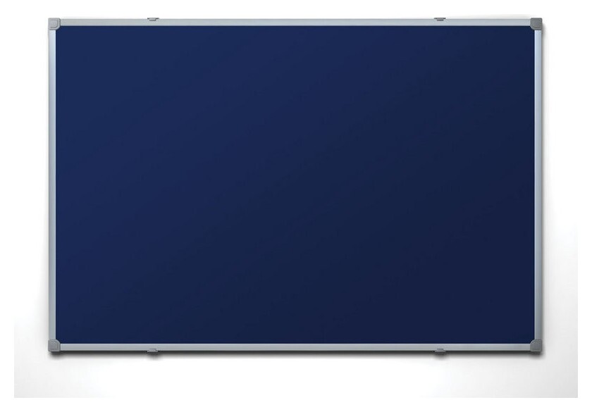 Доска для информации текстильная 90х120 синяя Attache россия  Attache