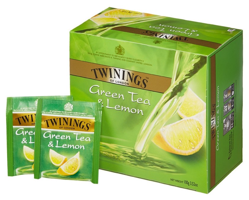 

Чай Twinings Green Tea & Lemon зел. 50 пак/уп