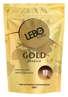 Кофе растворимый Lebo Gold 100г пакет Lebo
