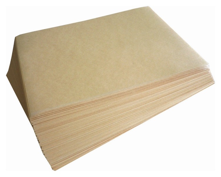 Бумага для выпечки резанная 40х60см 7 кг, марка А коричневого цвета 0085