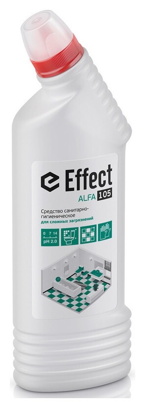 Профхим сантех кисл от сложн загрязнений Effect/alfa 105, 0,75л  Effect