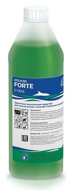 Профхим для машин мойки щел конц. от сильных загрязн Dolphin/forte,1л Dolphin