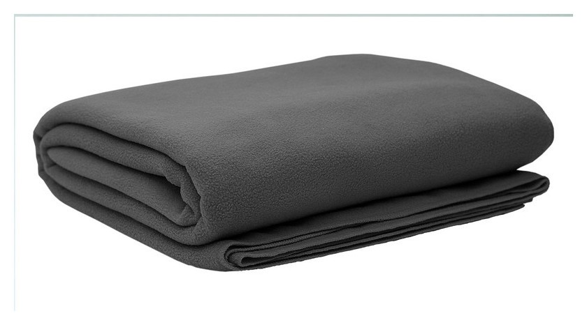 

Плед флис 220 гр/м2 150х200, графит, Серый