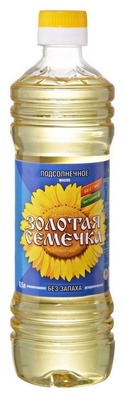 

Масло золотая семечка подсолнечное раф., 0,5л