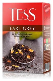 Чай Tess Earl Grey листовой черный с доабвками,200г 1349-12 Tess