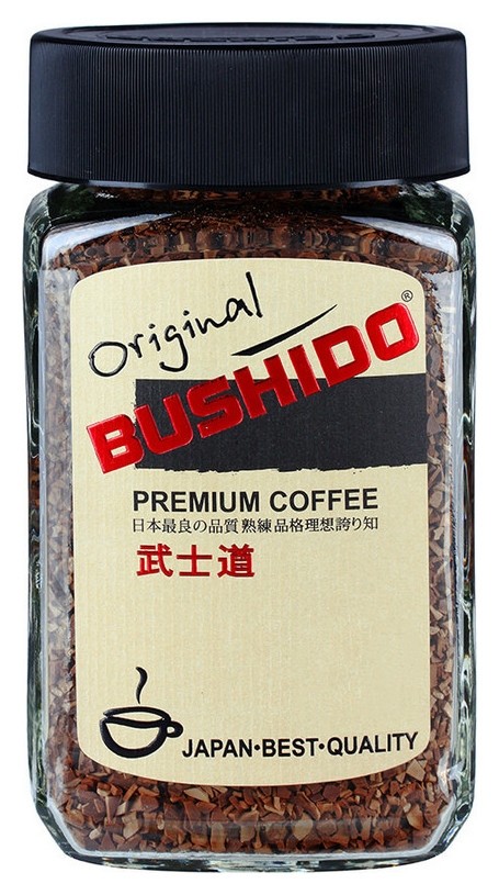 

Кофе Bushido Original растворимый,50г стекло