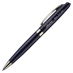 Ручка шариковая Attache Boss,синий корпус,цвет чернил-синий Attache
