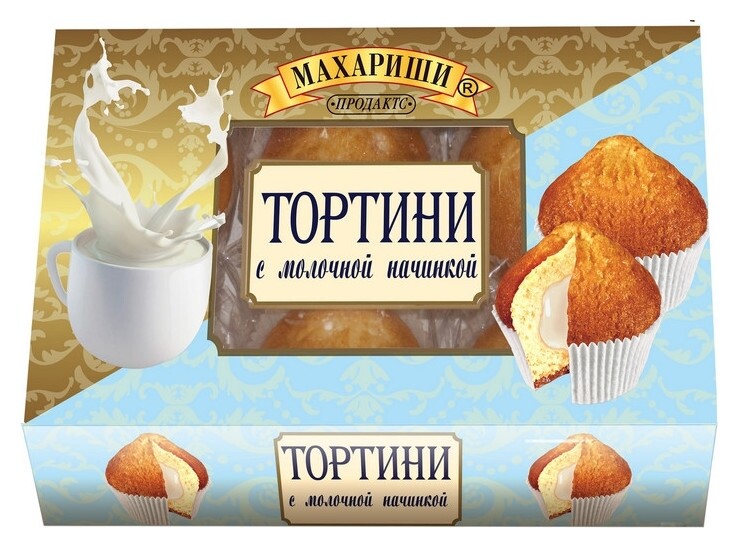 Кекс махариши с молочной начинкой 200г  Махариши