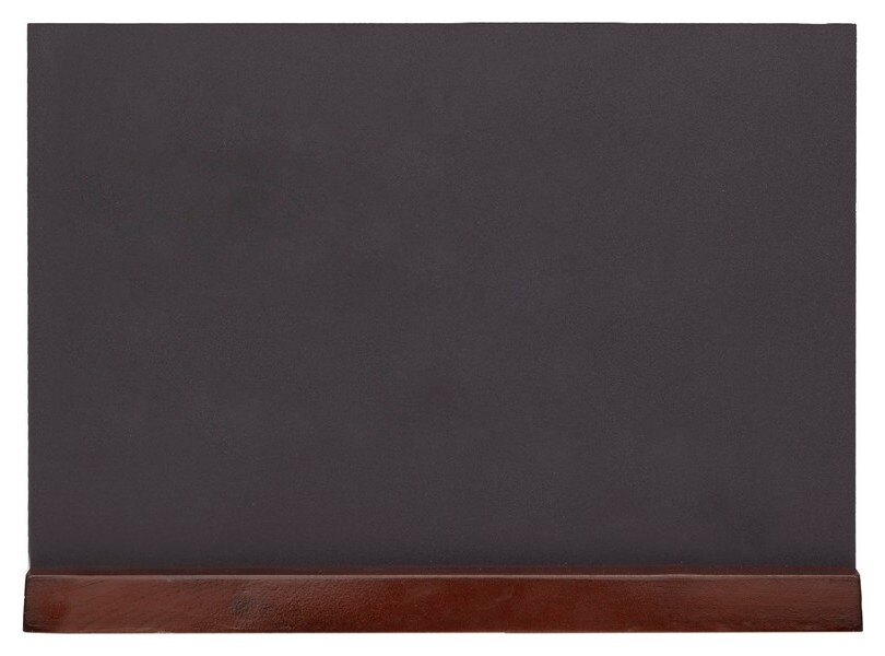 Табличка меловая настольная Attache А4 горизонт двуст-я на дерев. подставке  Attache