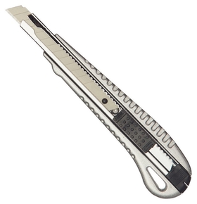 Нож универсальный Attache Selection 9 мм металлический с цинковымпокрытием Attache