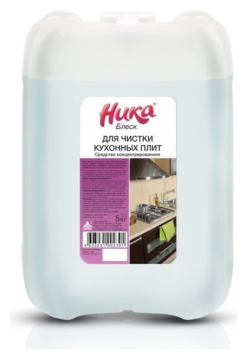Профхим от пригаров щел гель для чистки кух.плит-духовок ника/блеск,5кг  Ника