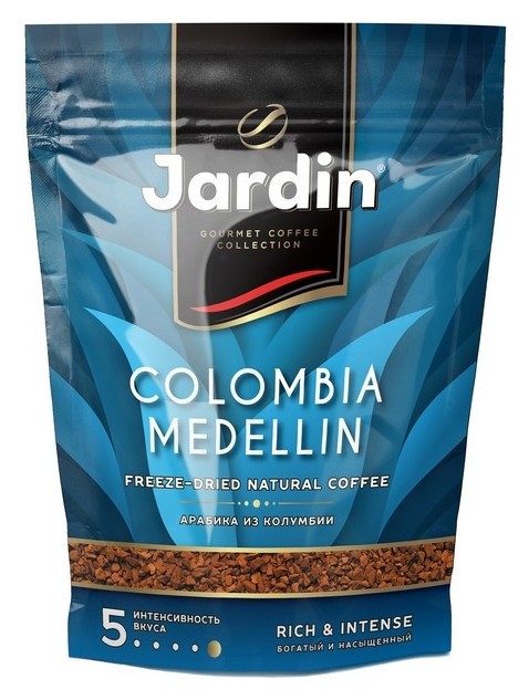 

Кофе Jardin Colombia Medellin сублимированный, 240г пакет 1412-08